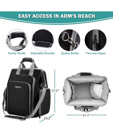 DBXINY Large Nail Polish Organizer Storage Case - Holds 72 Bottles - Travel Carrying Case for Nail Supplies - Patent Pending - Buy Online on GoSupps.com