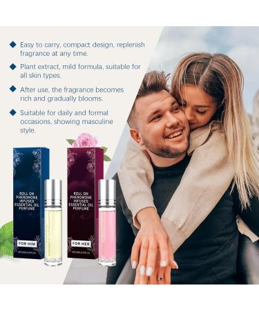 Women Enhanced Pheromone Perfume Pheromones Perfumes for Women Long Lasting Roll on Pheromone Perfume to Attract Men (Women) - Buy Online on GoSupps.com