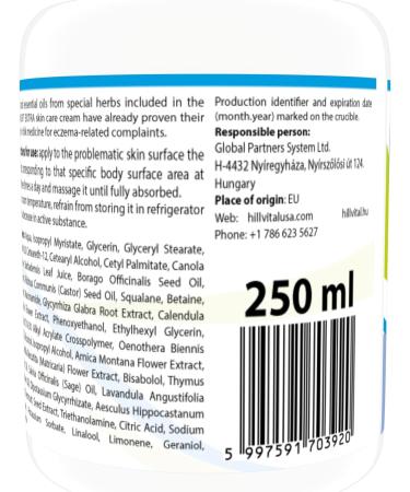 Hill Vital Natural Solutions DERMASOFT Extra Cream with Borage Oil and Liquorice Extract - Relief for Eczema, Seborrhea, Dermatitis, Hives - Buy Online on GoSupps.com