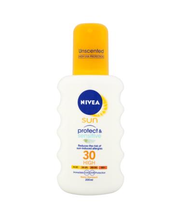 Nivea 30 High Sun Protect and Sensitive Lotion 200 ml
