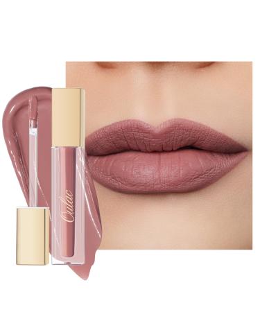 Oulac liquid matt lipstick nude pink lipstick long -lasting with kiss intensive color levy precise applicator matt finish vegan gluten -free liquid matt 4.5 ml (m24) Gentle Kiss - Buy Online on GoSupps.com