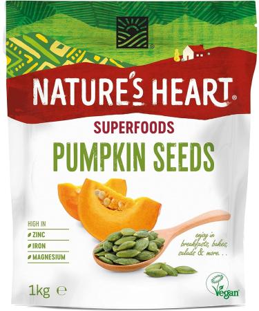 Terrafertil Nature S Heart | Pumpkin Seeds | Gluten Free | Wheat Free Suitable for Vegans | 1Kg