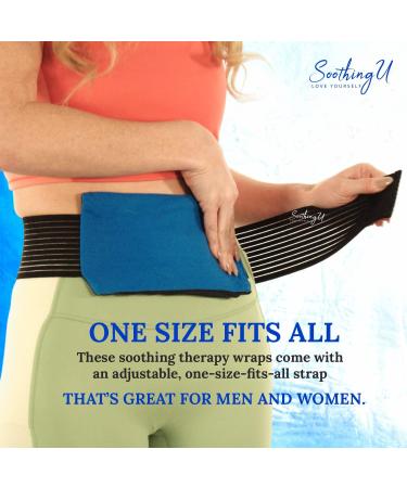Soothing U Reusable Hot & Cold Therapy Gel Wrap for Pain Relief - Back, Knee, Shoulder - Flexible & Mess-Free - One Size Fits All - Buy Online on GoSupps.com