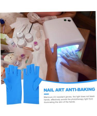 MERRYHAPY 1 Pair Nail Gloves UV Shield Gloves Manicure Gloves Fingerless Gloves Manicure Tools Gloves Fingerless Mitts Sunscreen Gloves Nail Art Tools Anti-uv Gloves 20X8X0.4CM - Buy Online on GoSupps.com