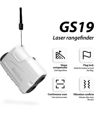 GoGoGo Sport Vpro Golf Rangefinder 900 Yards Slope Laser Range Finder - Pinsensor - 6X Magnification - Buy Online on GoSupps.com