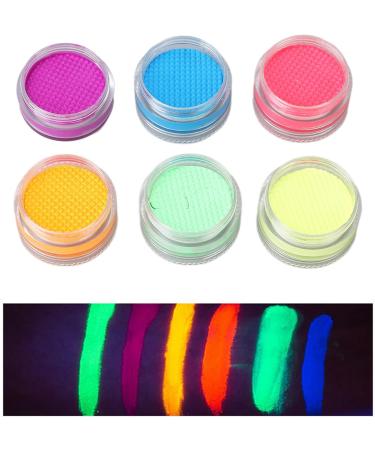 6 Color Ultraviolet Body Painting Balm - Luminous Water-Based Kit for Halloween & Face Paint - Buy Online on GoSupps.com