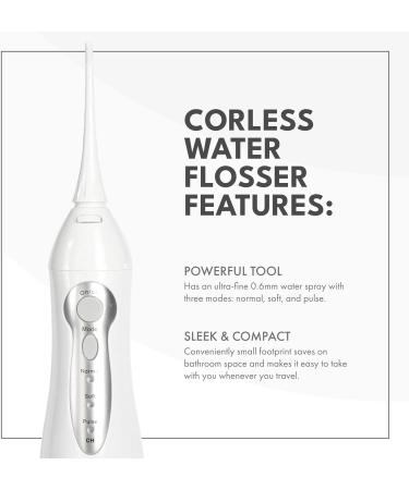 ToiletTree Poseidon Rechargeable Water Flosser | XL Water Tank Oral Irrigator for Dental Health & Fresh Breath | International Shipping Available - Buy Online on GoSupps.com