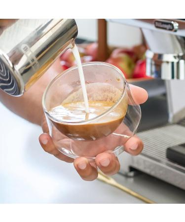 Handmade Double-Wall Milk Drink Glass Set | Set of 2 (5oz/150ml Cortado) - Buy Online on GoSupps.com