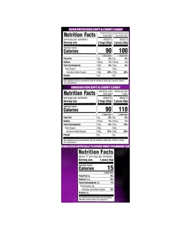 SOUR PATCH KIDS & SWEDISH FISH Halloween Candy Variety Pack - 75 Trick or Treat Bags - Buy Online on GoSupps.com