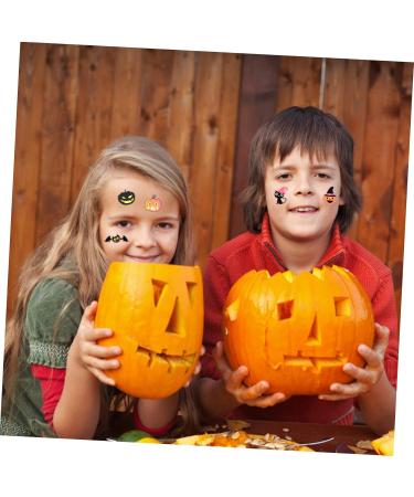Didiseaon 12 Sheets Halloween Face Lifting Belt Halloween Party Accessories Halloween Stickers for Face Children Face Stickers Grimace Pumpkin Stickers Party Sticker Cartoon Face - Buy Online on GoSupps.com