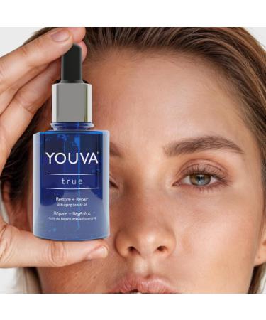 YOUVA Regenerating Anti-Aging Facial Oil 30ml | Immortelle & Goji Berry | Anti-Aging Beauty Oil for Women | Best Facial Oil for Youthful Skin - Buy Online on GoSupps.com