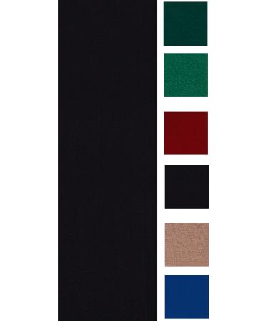Accuplay Worsted Fast Speed Pre Cut Pool Table Felt - Billiard Cloth Choose for 7, 8 or 9' Table. English Green, Spruce Green, Blue, Burgundy, Tan or Black For 7 foot table Black
