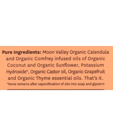 Moon Valley Organics Grapefruit Thyme Herbal Foaming Hand Soap - 2 Pack | Certified Organic, Vegan | Recyclable Bottle - Buy Online on GoSupps.com