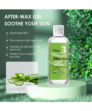 Demine Pre and Post Wax Care Kit - Professional Women's Waxing Kit with Cleanser, Remover Oil, and Aloe Vera Gel - Buy Online on GoSupps.com