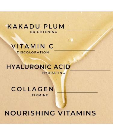 Georgette Klinger Vitamin C Complex Serum with Hyaluronic Acid & Kakadu Plum - 1 oz | Hydrating, Anti-Aging, and Brightening Formula for Skin - Buy Online on GoSupps.com