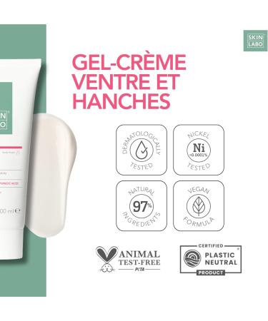 SkinLabo - Cryo Gel Stomach and Hips improves skin elasticity and tone toning activity with caffeine punic acid - 200 ml - Buy Online on GoSupps.com
