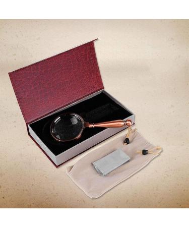 Professional Handheld Magnifier Handle Magnifier Reading for Reading Book Inspection Coins Rocks Map Full of Stars - Buy Online on GoSupps.com