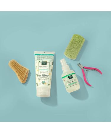 Earth Therapeutics Tea Tree Oil Foot Balm - Hydrating Foot Treatment for Dry Cracked Feet - 6 oz - Australian Tea Tree Oil, Aloe Vera, Chamomile - Soothes and Softens Skin - Buy Online on GoSupps.com