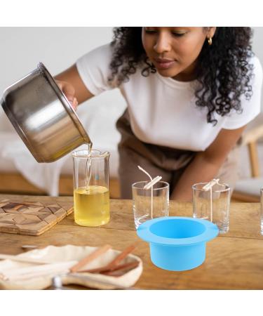 PopetPop Non-Stick Wax Melting Bowls - Set of 2 | Silicone Inner Pot for Hair Removal Wax Warmer | 12x12cm Waxing Heater Liner - Blue - Buy Online on GoSupps.com