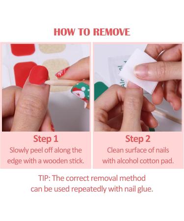 U-Shinein UV Gel Strips Semi-Cured Nail Wraps Self-Adhesive Gel Nail Strips Christmas Gel Nail Stickers Festival Manicure Nail Art Nail Decoration Long Lasting Nail Design Wraps 01 - Buy Online on GoSupps.com