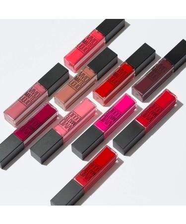 Maybelline Color Sensational Vivid Matte Liquid Lipstick - Coffee Buzz (Number 37) - Buy Online on GoSupps.com