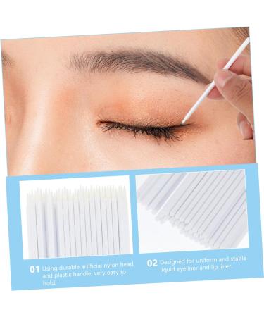 MAGICLULU 100pcs Disposable Eyeliner Brush Eyeliner Applicator Eyeliner Makeup Brush White Lipstick Mini 9x6.5cm White - Buy Online on GoSupps.com