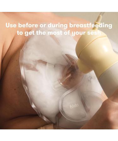 Frida Mom Instant Heating Pads - Reusable Click-to-Heat Breast Relief - 4pc Set of 2 Small & 2 Large Pads for Breastfeeding Essentials - Buy Online on GoSupps.com