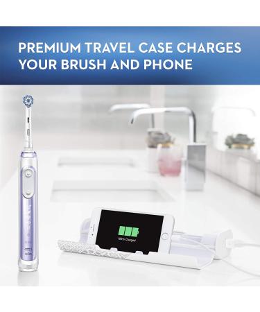 Oral-B GENIUS X Electric Toothbrush with 3 Replacement Brush Heads and Case - Orchid Purple - Buy Online on GoSupps.com