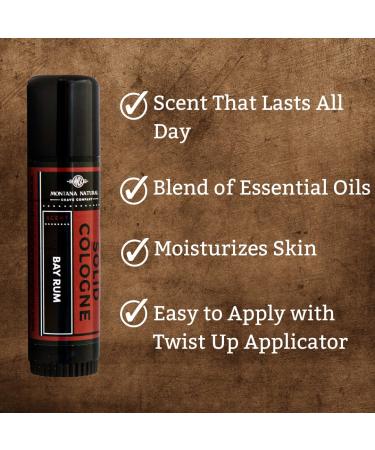 MNSC Bay Rum Naturally Better Solid Cologne - Handcrafted in USA Travel-Friendly Cruelty Free Hypoallergenic All-Natural Plant-Derived Bay Rum 0.5 Ounce (Pack of 1) - Buy Online on GoSupps.com