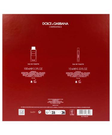 Dolce and Gabbana LImperatrice for Women - 2 Pc Gift Set 3.3oz EDT Spray 0.33oz EDT Spray - Buy Online on GoSupps.com