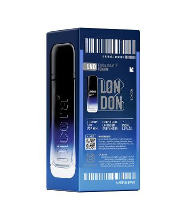 Dicora Urban Fit London Cologne for Men - Notes of Grapefruit Sea Notes Lavender Laurel Leaves White Moss and Grey Amber - 5.07 oz EDT Spray - Buy Online on GoSupps.com