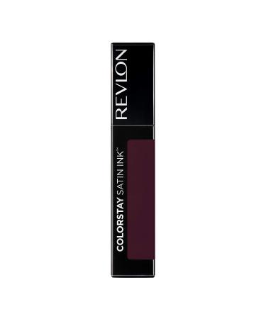 Revlon ColorStay Satin Ink Liquid Lipstick - Black Cherry 0.17 Fl Oz | Longwear Lip Color with Black Currant Seed Oil - Buy Online on GoSupps.com