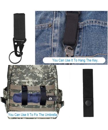 Heqishun 19-Piece Molle Accessories Set - Grimloc Karabiner Hooks Clips & Buckles for Tactical Backpacks - International Shipping Available - Buy Online on GoSupps.com