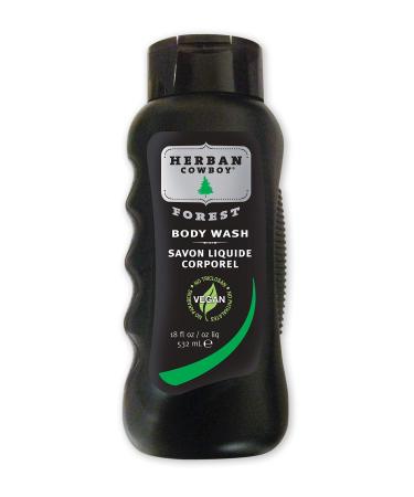 Herban Cowboy Body Wash, Forest, 18 Ounce Forest 18 Fl Oz