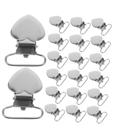 Minkissy 120 Peach Heart Pattern Metal Clips for Clothes & Duvet Durable Stainless Steel Fastening Clips for Child Safety - Buy Online on GoSupps.com