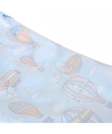 Luxja Baby Waterproof Long Sleeve Bib for Toddlers (6-24 Months) - Hot Air Balloon Design - Buy Online on GoSupps.com