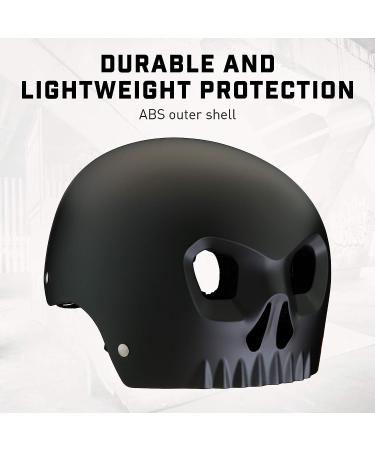 Mongoose Street Hardshell Skull Youth Bike Helmet - Multiple Colors Black | Multi Sport Protection - Buy Online on GoSupps.com