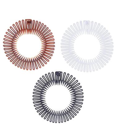 90s Zig Zag Circle Headbands for Women's Hair - 12 Pack (3 Colors) | Shop Now! - Buy Online on GoSupps.com
