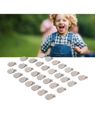 30 Metal Pacifier Clips - DIY Toy Trousers Clips & Accessories for Babies & Toddlers | Durable Pacifier Holder Chains - Buy Online on GoSupps.com