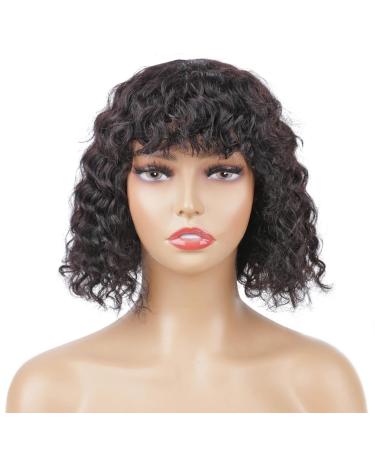 Wigs for Women With Bangs - 10inch - water bob wig - Buy Online on GoSupps.com