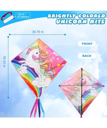TOY Life Unicorn Kite for Kids - Easy-to-Fly Large Beach Kite for Ages 4-12 - Fun Gift for Children - Ideal for Outdoor Activities - Buy Online on GoSupps.com