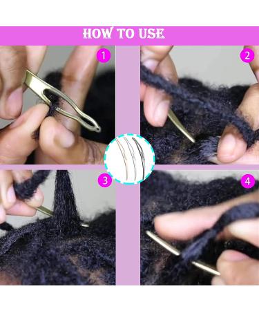 Dreadlock Interlocking & Crochet Tool Set - 6 Pieces for Locs & Sisterlocks | Tightening Accessories for Braiding - Hair Maintenance - Buy Online on GoSupps.com