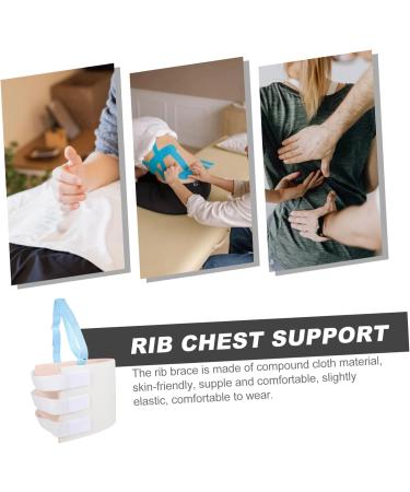 KICHOUSE Rib Fixation Strap Rib Chest Support Chest Brace Belt Broken Chest Rib Support Composite Cloth 40x20cm Casual - Buy Online on GoSupps.com