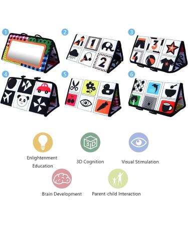 Vicloon Baby Mirror & Educational Toys | Travel Toys for Newborns & Toddlers | Cognitive Development & Learning - Buy Online on GoSupps.com