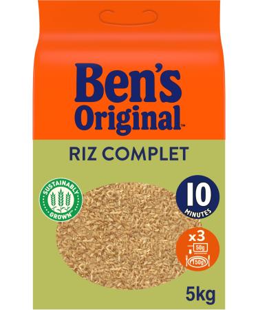 MARS FOOD Bens Original Wholegrain Brown Bulk Rice 5 kg 100 servings