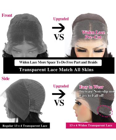Ustylish 13x4 HD Lace Front Bob Wig Human Hair 180% Density for Black Women 12 inch - Natural Color - Buy Online on GoSupps.com