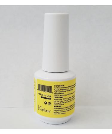 GELIXIR Soak Off Gel No-wipe Top Coat 0.5oz - Long Lasting Shine - Buy Online on GoSupps.com