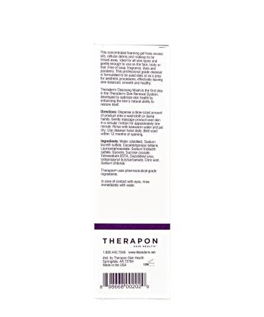 Theraderm Cleansing Wash 16oz - Oil-Free & Soap-Free Formula - Buy Online on GoSupps.com