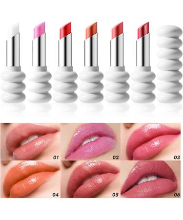  PCC PTYXIS Moisturizing Lipstick Temperature Sensitive Colorful Lipstick Moisturizing Lipstick for Repair Broken Lips and Care for Dry Lips 6 Colors Available.(#1 3g) - Buy Online on GoSupps.com