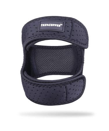 Thx4copper compression patella knee tandage for meniscus light breathable for knee support jumper gym exercise weak knee instability of the knee L-XL - Buy Online on GoSupps.com
